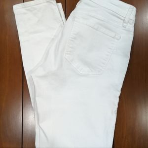 LOFT | Curvy Skinny White Jeans